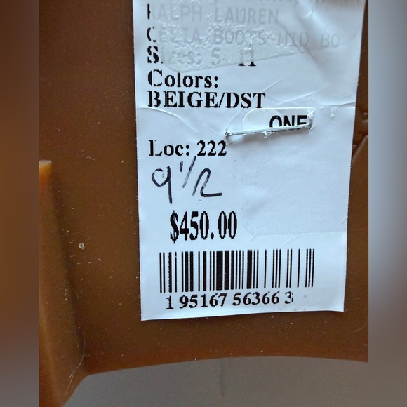 Brand new. Ralph Lauren Women's Celia Shearling Mid Boots - Picture 6 of 6